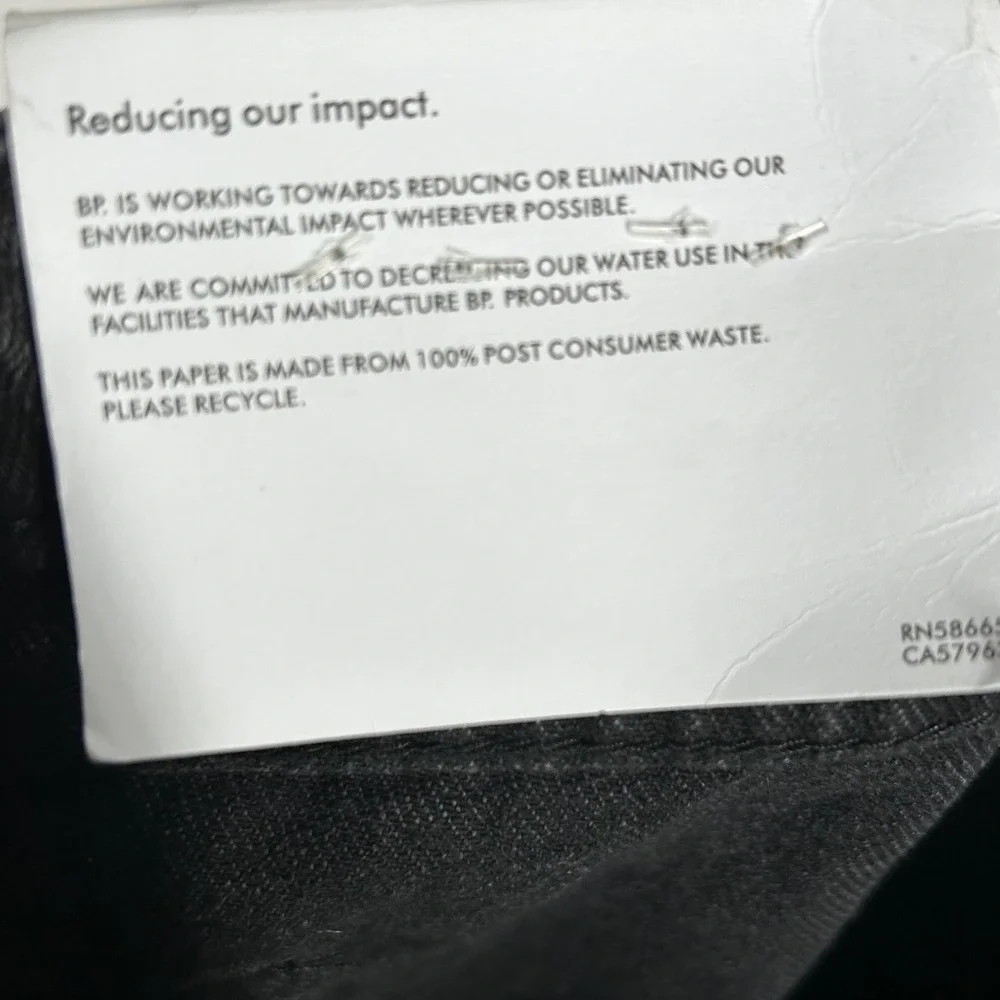 BP. Be Responsible Black Distressed Destroyed Jeans Men's Size 30‎ New With Tag